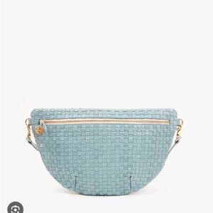 Clare V. - Grande Fanny in Sunbleached Sky Blue Woven